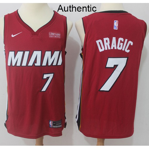Red MIA Miami Heat #7 Nike Jersey Basketball Jersey Game Day Wear
