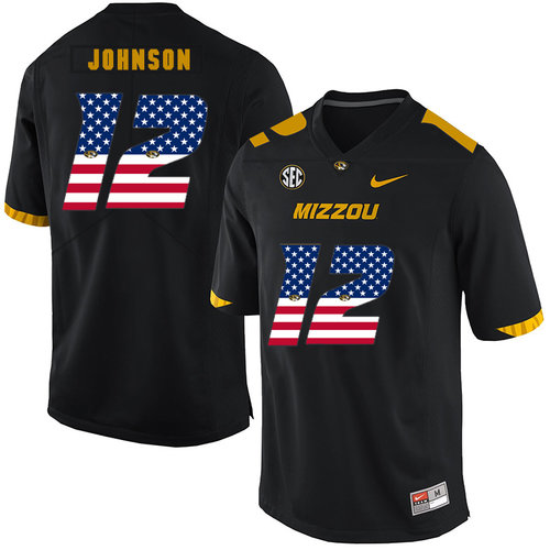 Men's None Black 2024 high quality Johnathon Johnson #12 stitched