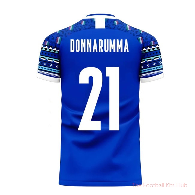 [LK] Italy 2025/26 Home Football Kit (Libero) (DONNARUMMA 21)