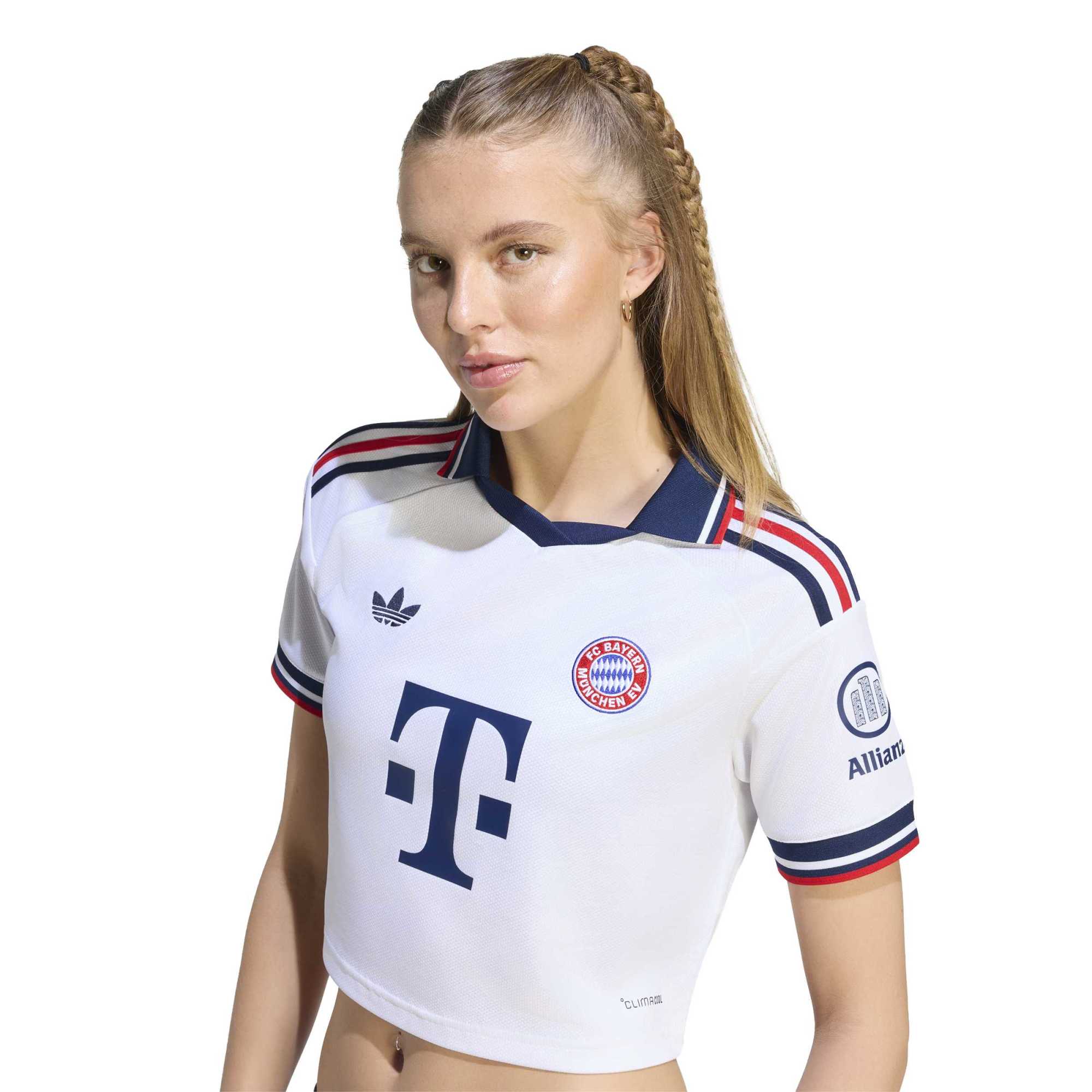 [SJH] Bayern Munich Women's 2026/27 Away Cropped Replica Jersey - White