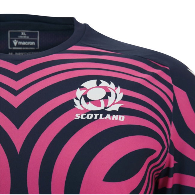 [SD] 2026 2027 Scotland Rugby Warm Up Shirt Name) Apparel (Pink) (Your