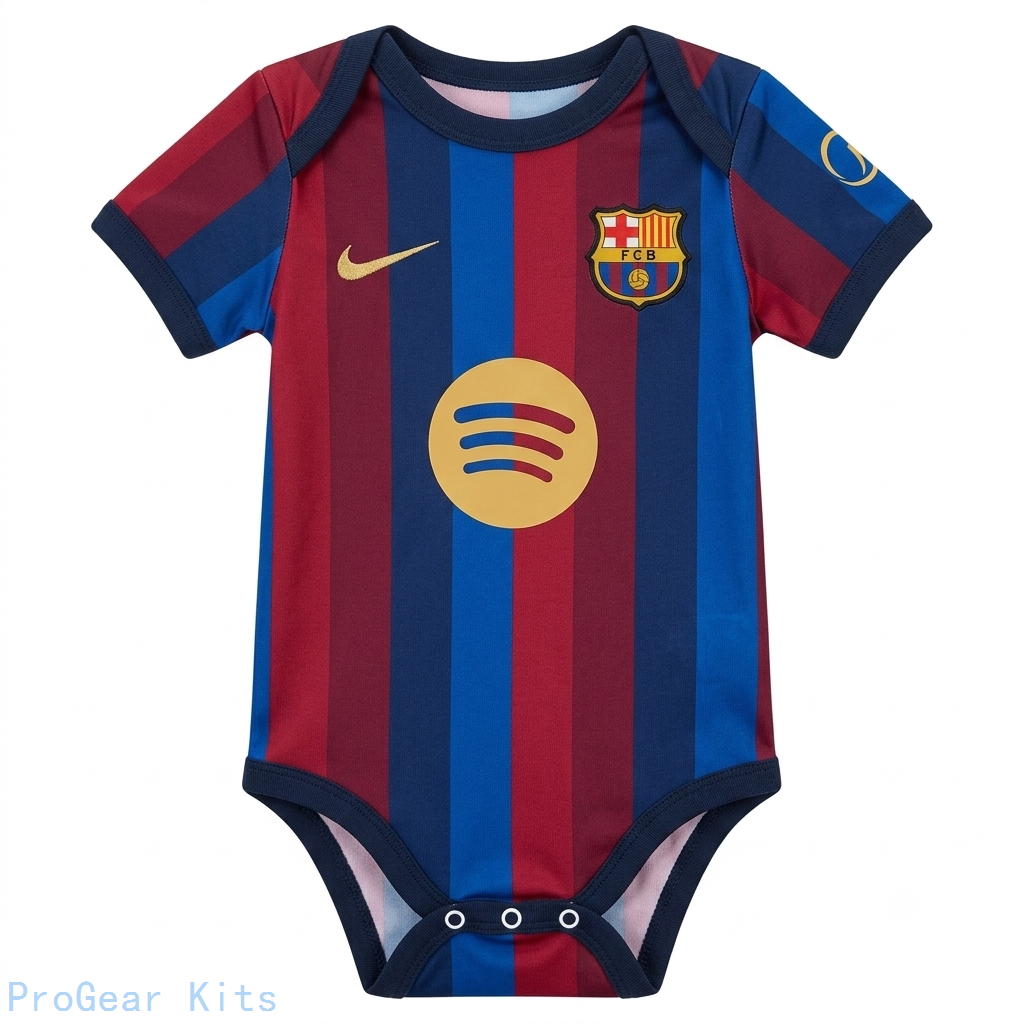 [SJH] FC Barcelona Baby Onesie Bodysuit Home Uniform 2026/27
