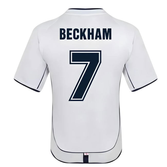 Official England 2002 Retro Cup Match Breathable Lightweight
