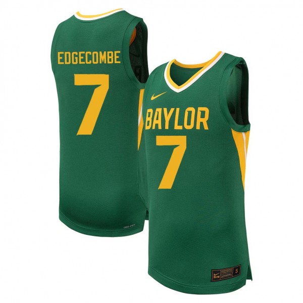 Nike Baylor Bears #7 VJ Edgecombe Men Stitch Jersey - Green