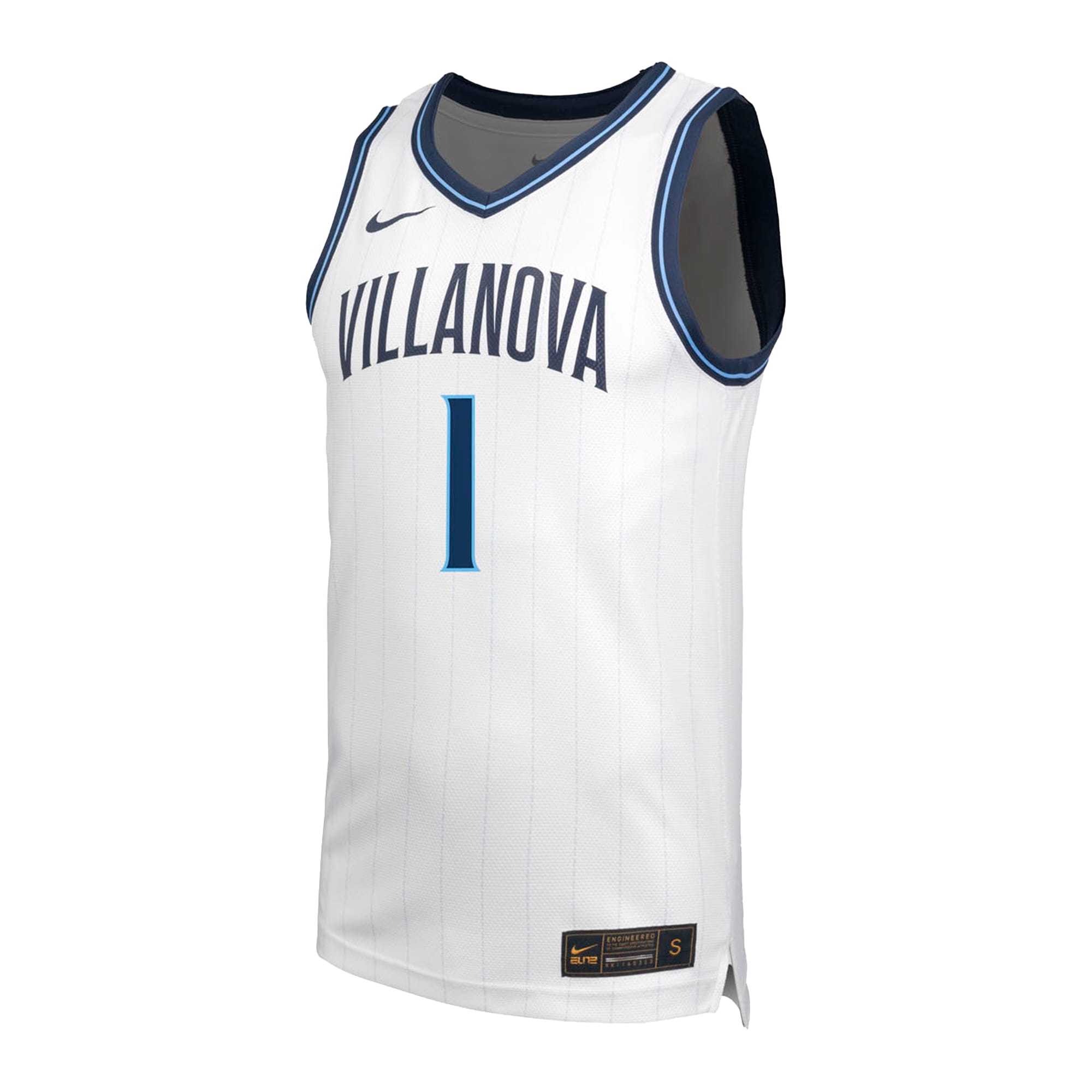 [DDG] Villanova Wildcats #1 Retro Replica Basketball Jersey - White