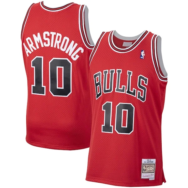 Premium-Quality B. J. CHI Swingman Jersey - Red - Licensed Product