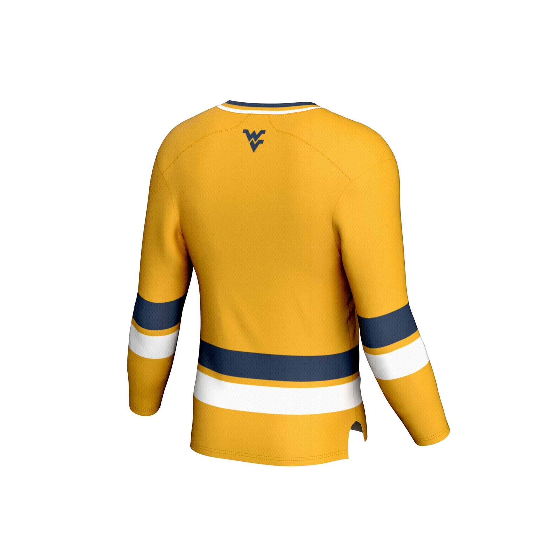[NJP] West Virginia Mountaineers GameDay Greats Unisex Spirit Hockey Jersey - Gold