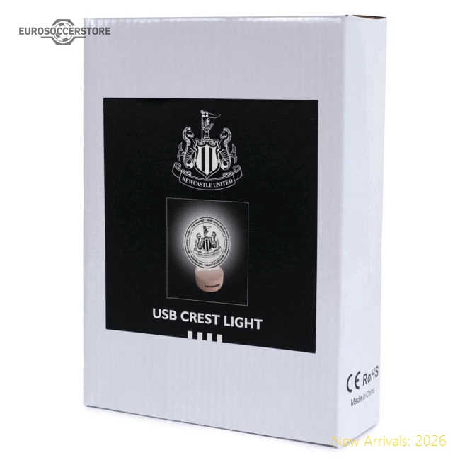 Outstanding Newcastle United Fc Led Crest Light - Collectors Item