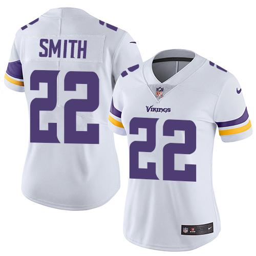 Premium NFL Minnesota Vikings #22 Harrison Smith White Limited Jersey