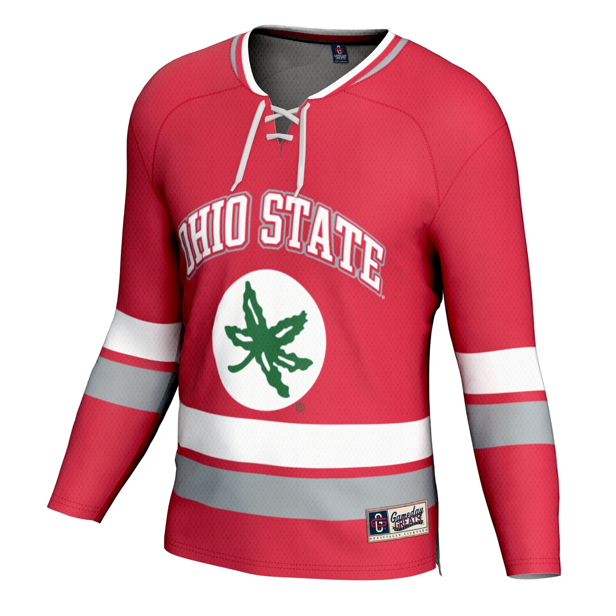 [NJP] Ohio State Buckeyes GameDay Greats Youth Spirit Hockey Jersey - Scarlet
