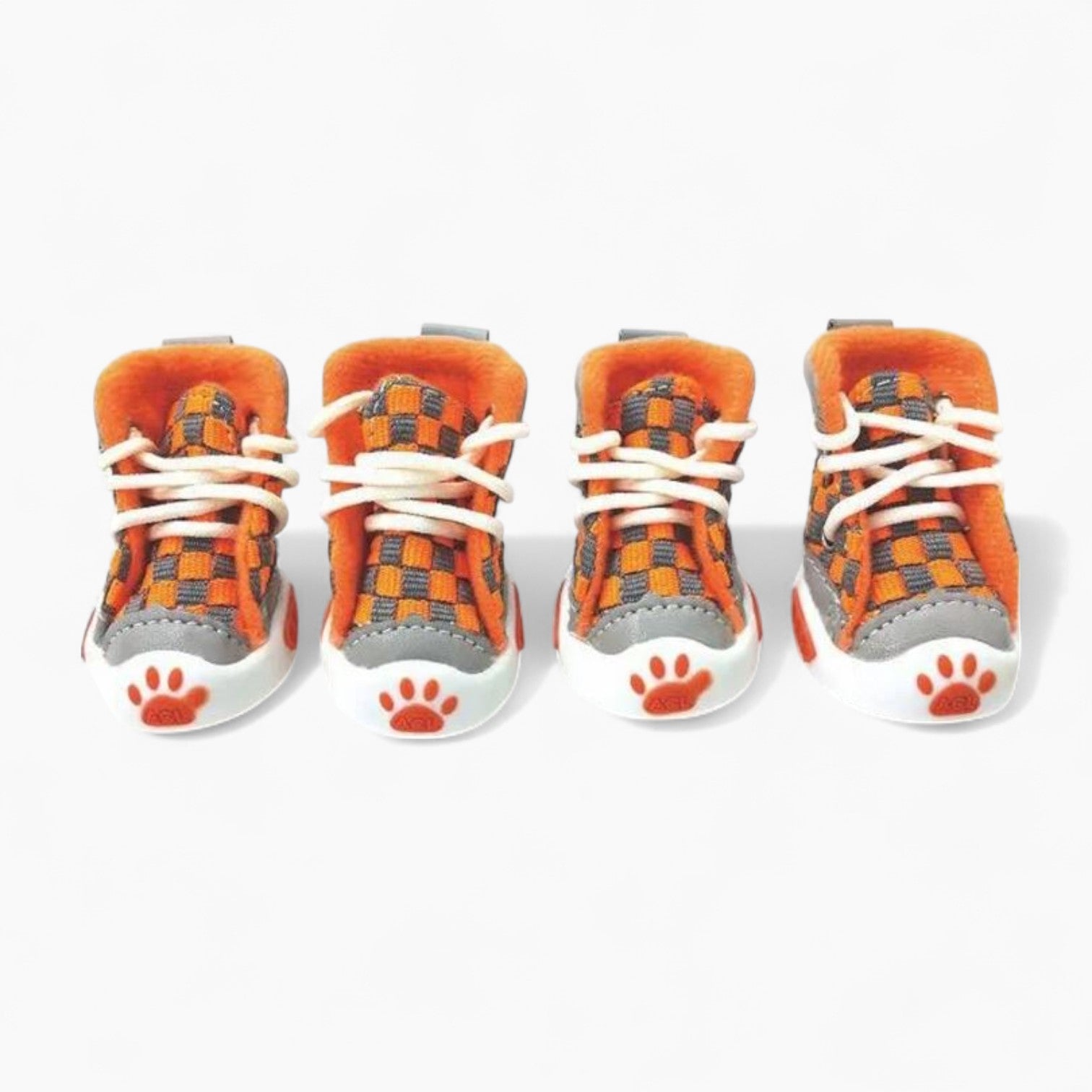 Street-Ready Pawgoals French Bulldog Shoes – Paw Print Football Style...