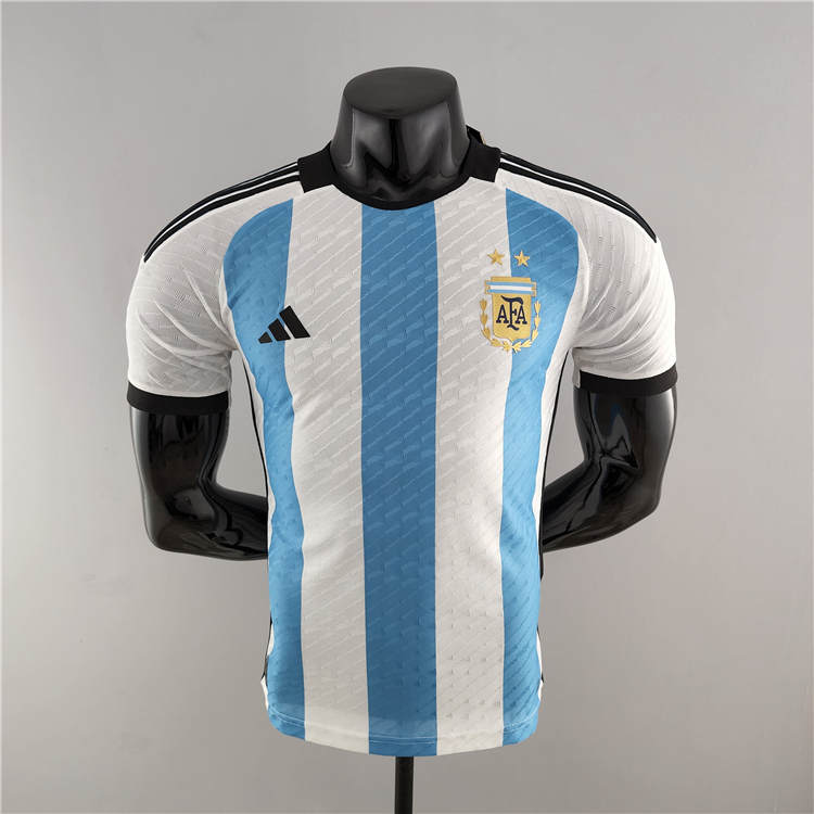 Argentina World Cup 2022 Home White Soccer Jersey Football Shirt