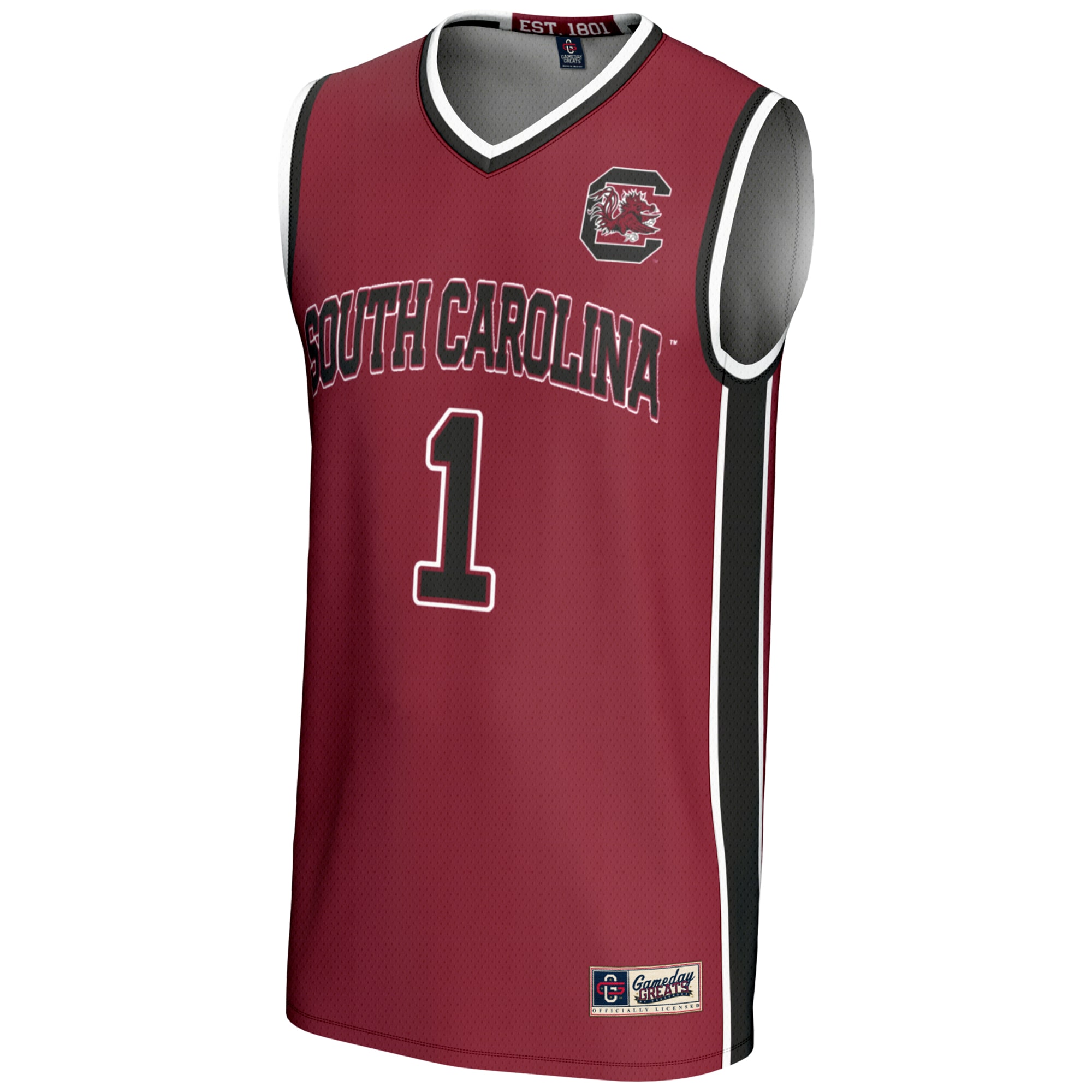 [DDG] South Carolina Gamecocks GameDay Greats Youth Lightweight Basketball Fashion Jersey - Garnet