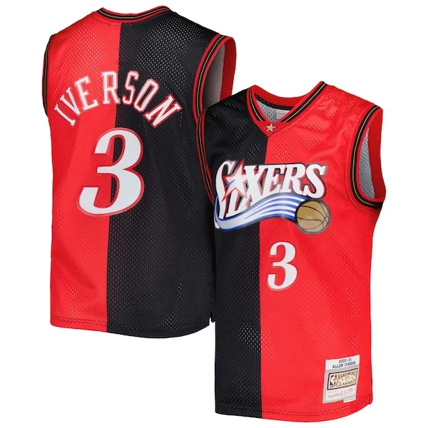 Allen Iverson PHI Swingman Jersey - premium classic - Red basketball