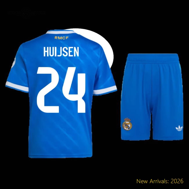 Real Madrid 2024-25 Third Fan Version For Adults (Huijsen Football Shirt