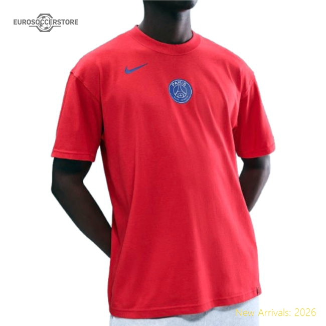 Popular Top-Quality 2025-2026 Psg Total 90 Football T-Shirt (Red)
