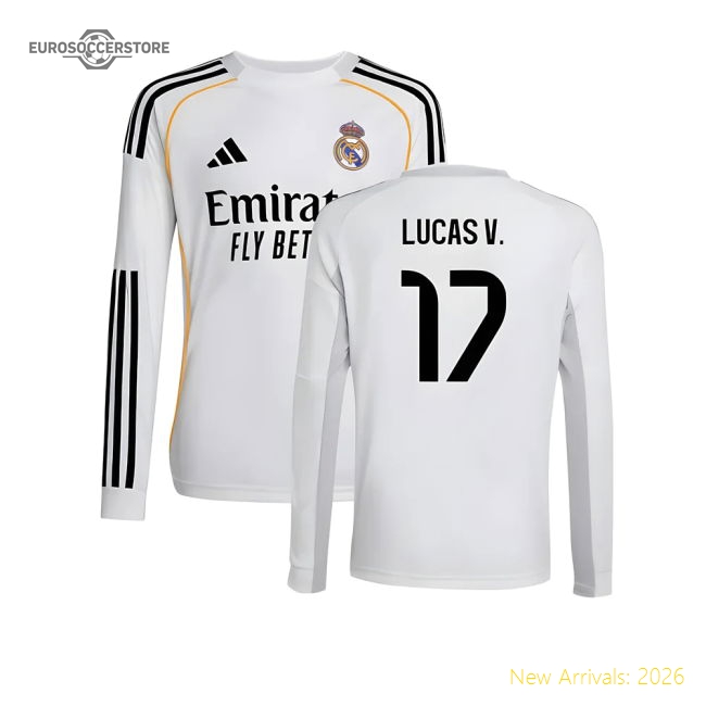 2025-2026 Football Team Kids Child-friendly Jersey Lucas V. Climacool