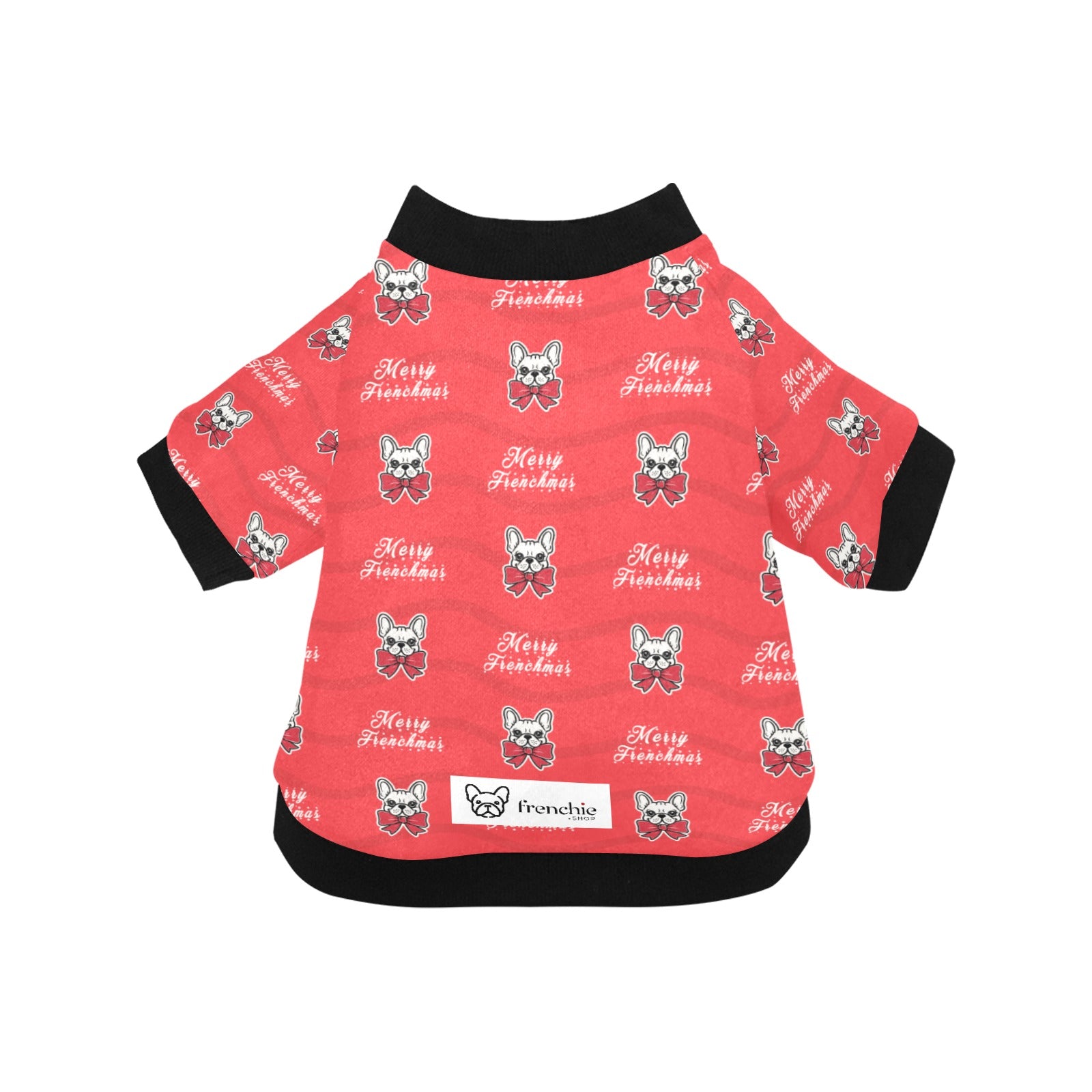 Merry frenchmas - Jacket for French bulldog