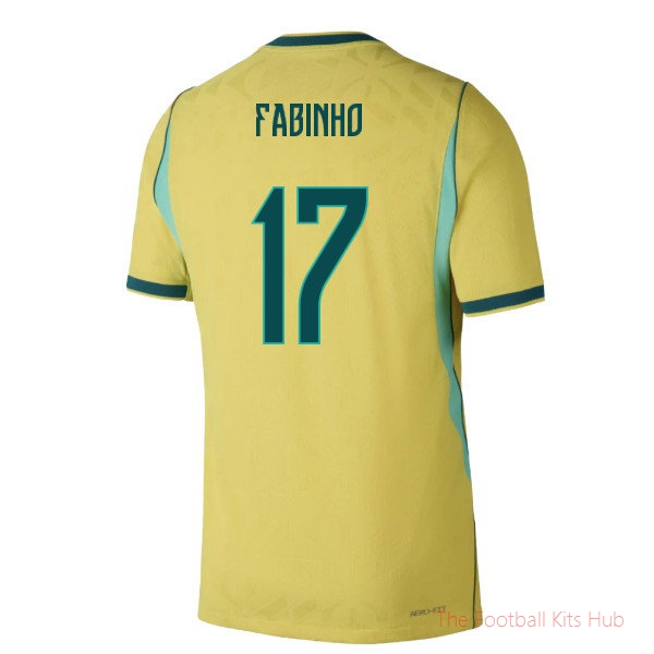 Brazil Aero-Fit Match 2026-2027 Home Shirt (Fabinho 17)