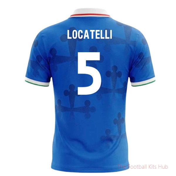 2026 Italy Shirt Locatelli #5 National Team Jersey - Fan Edition