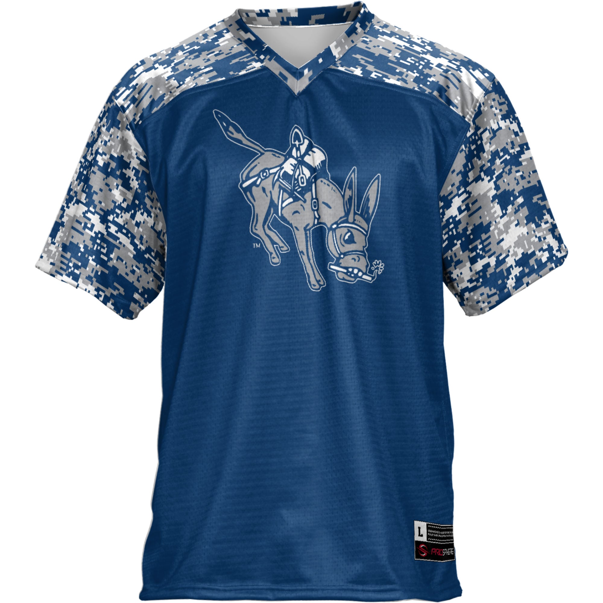 Men's Blue Colorado School of Mines Orediggers Football Jersey