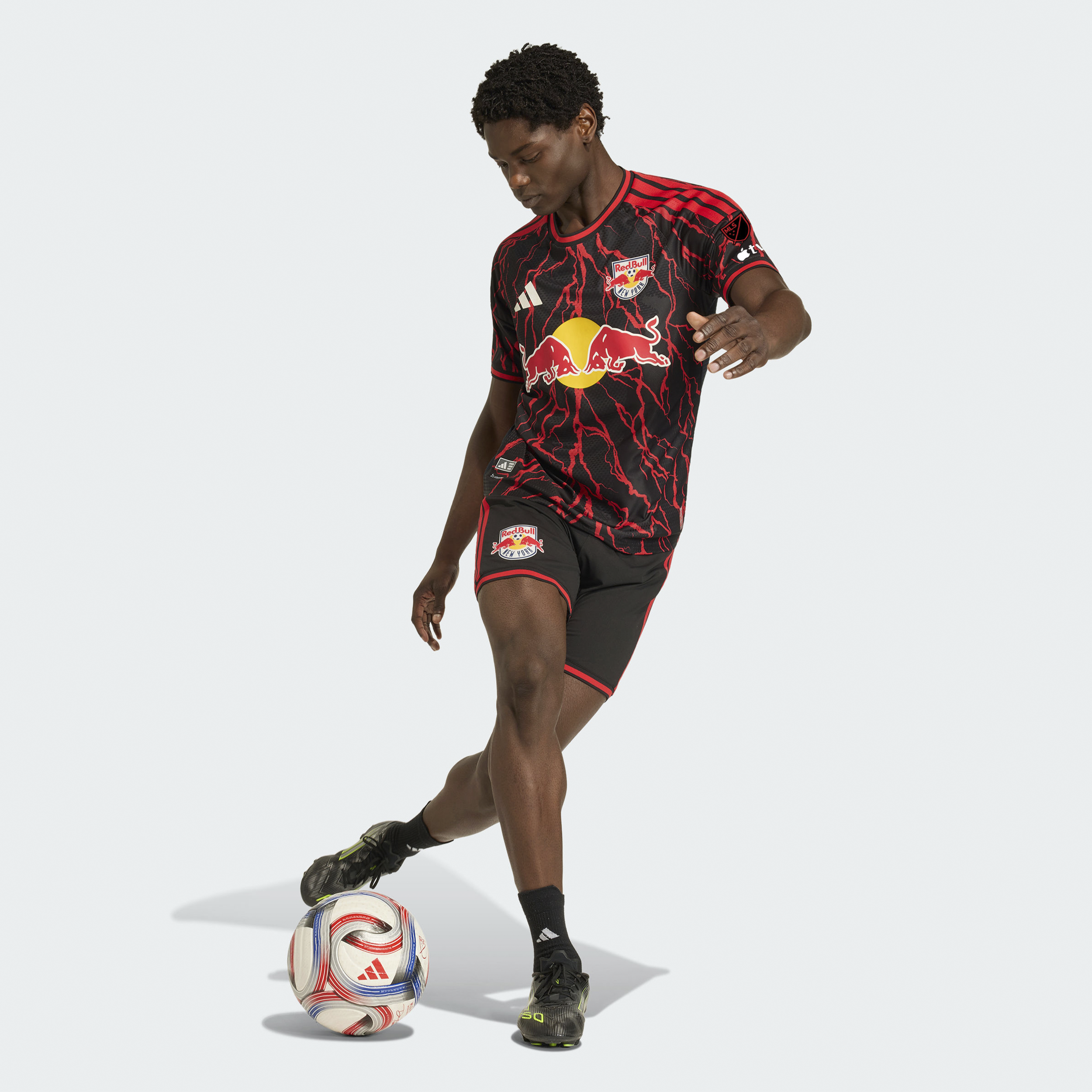 [SJH] New York Red Bulls 2026 The Rooted Kit On-Field Authentic Patch Jersey - Black