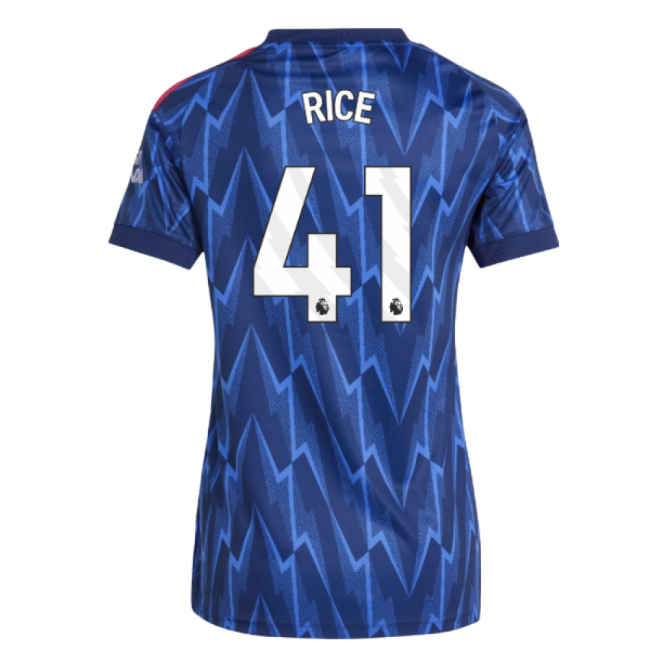 Arsenal Away Football Jersey 2025-20 Season Rice 41 L M Women S