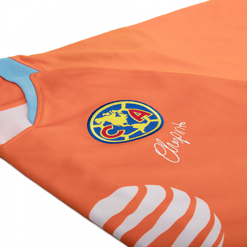 Quick Dry Club America Orange 2019-20 Soccer Jersey Shirt