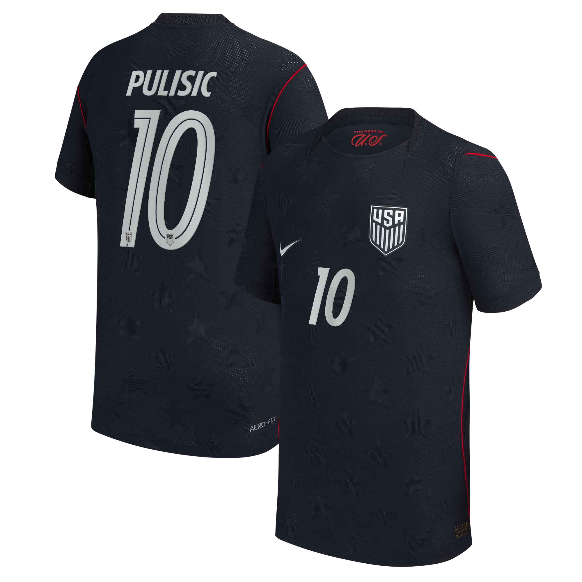 [SJH] Christian Pulisic USMNT Youth 2026 Away Match Authentic Jersey - Blue