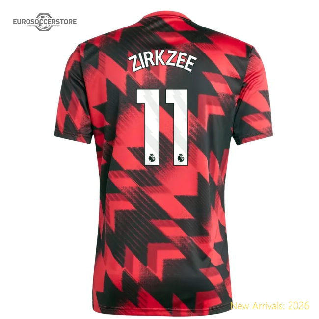 Premium 2025-2026 Man Utd Pre-match Shirt (red) (zirkzee 11)