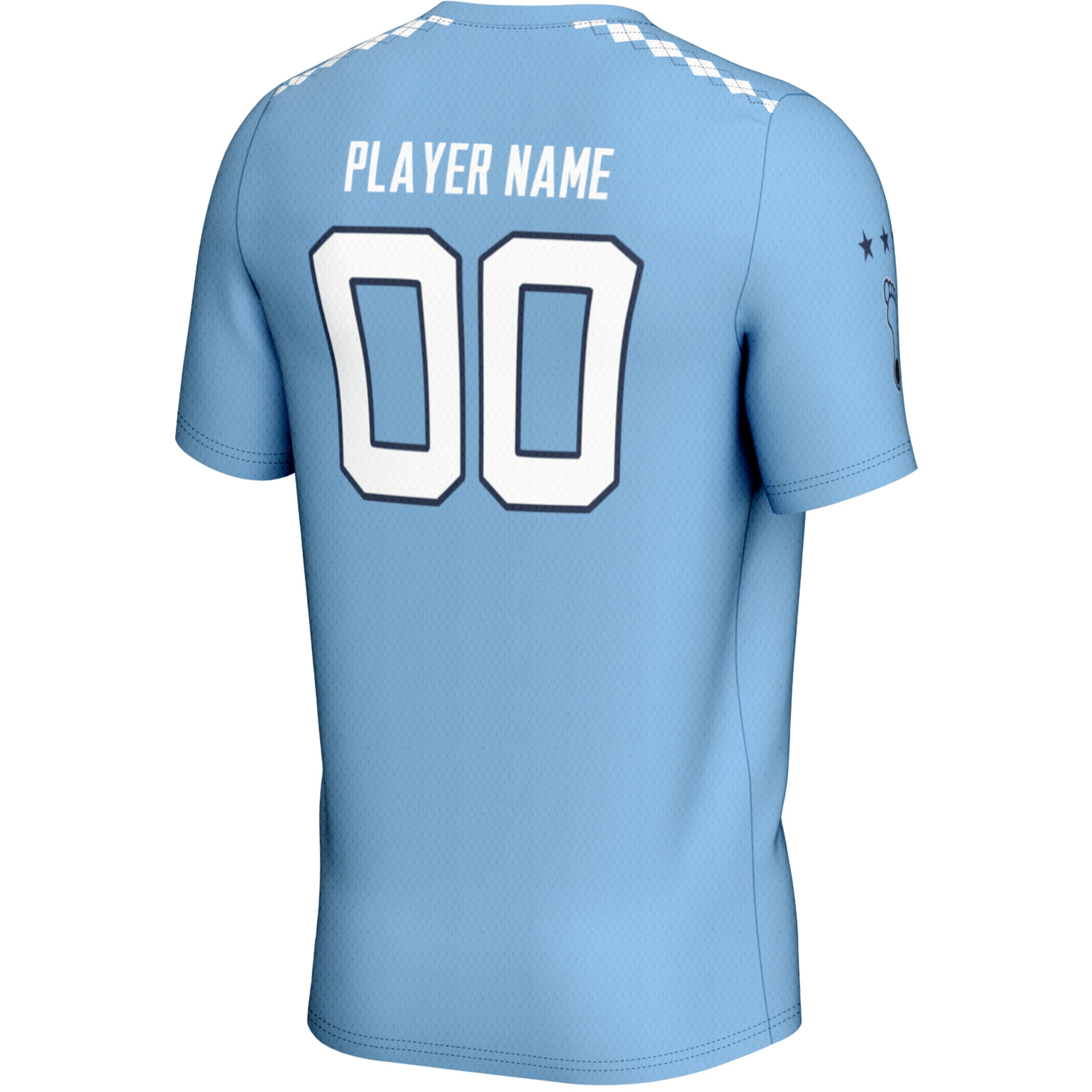 [NJP] North Carolina Tar Heels GameDay Greats Unisex NIL Pick-A-Player Women's Lacrosse Lightweight Jersey - Carolina Blue