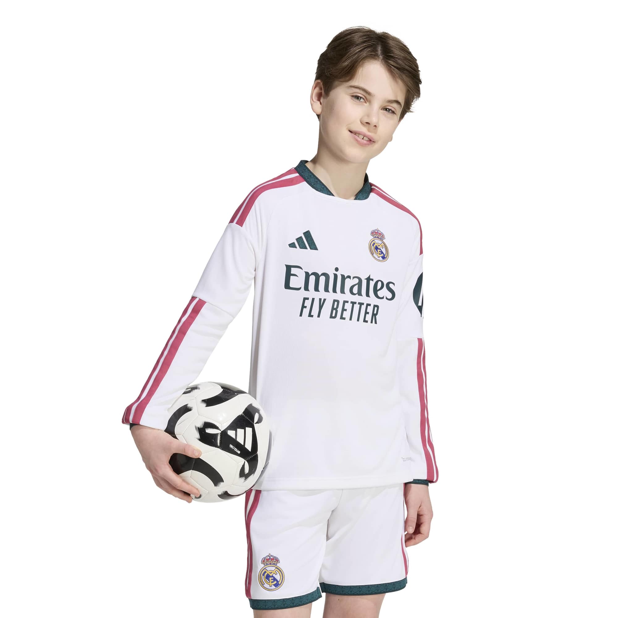 [LK] Real Madrid Youth 2026/27 Home Replica Long Sleeve Jersey - White