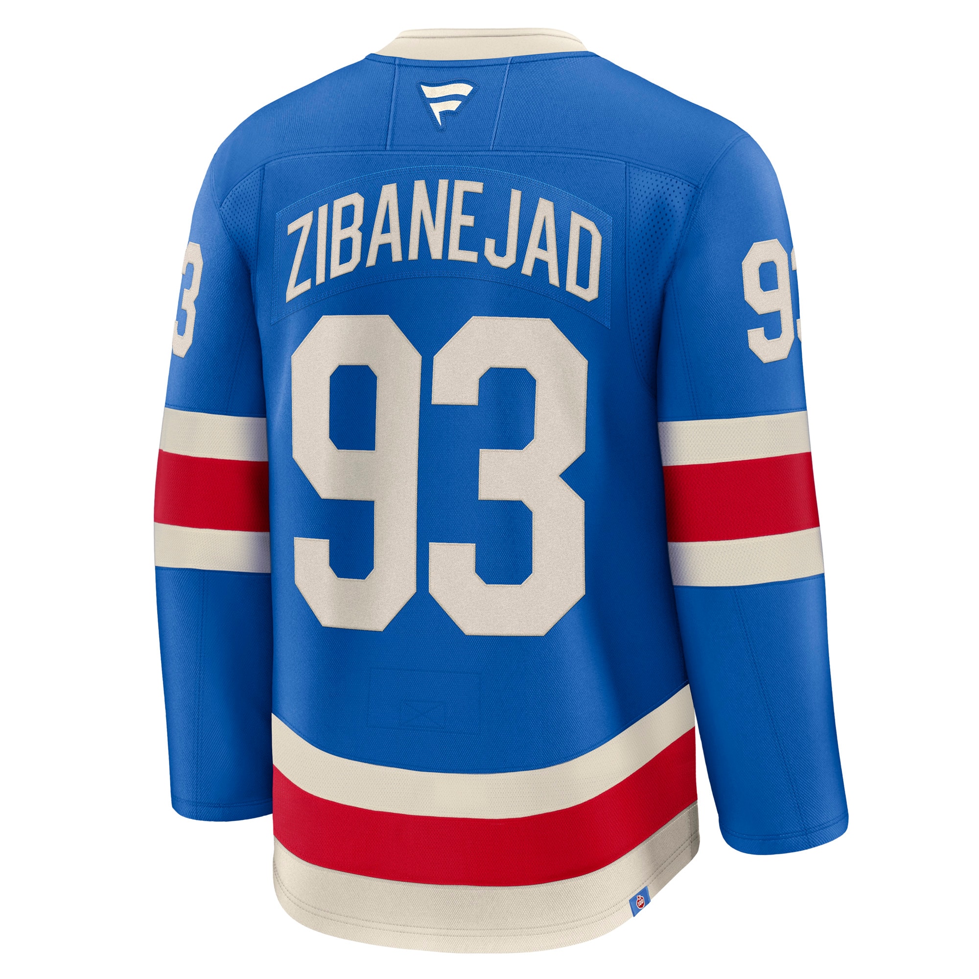 [LK] Mika Zibanejad New York Rangers Centennial Premium Jersey - Blue