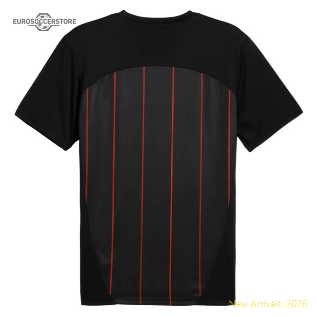Popular Genuine 2024-2025 Ac Milan Prematch Ss Jersey (Black)