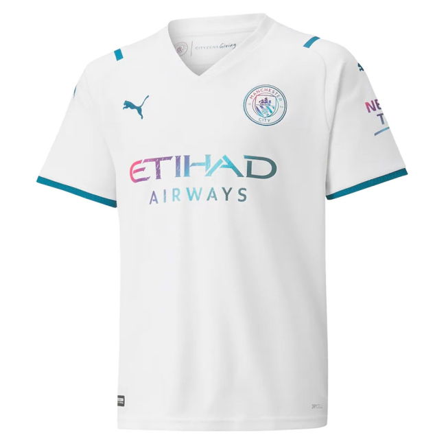 Man City Soccer Jerseys 2021-2022 Away Jersey - Kids