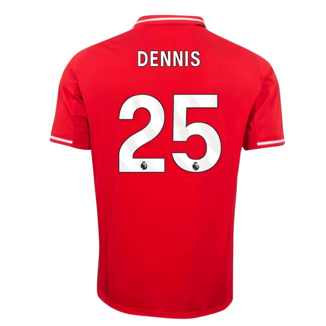 Rare 2025-2026 Home Authentic Jersey - UV Protection Dennis 25 Ad#420