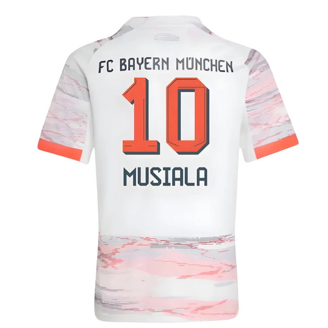 2025-2026 Bayern Away Shirt - Kids (Musiala 10) Antibacterial