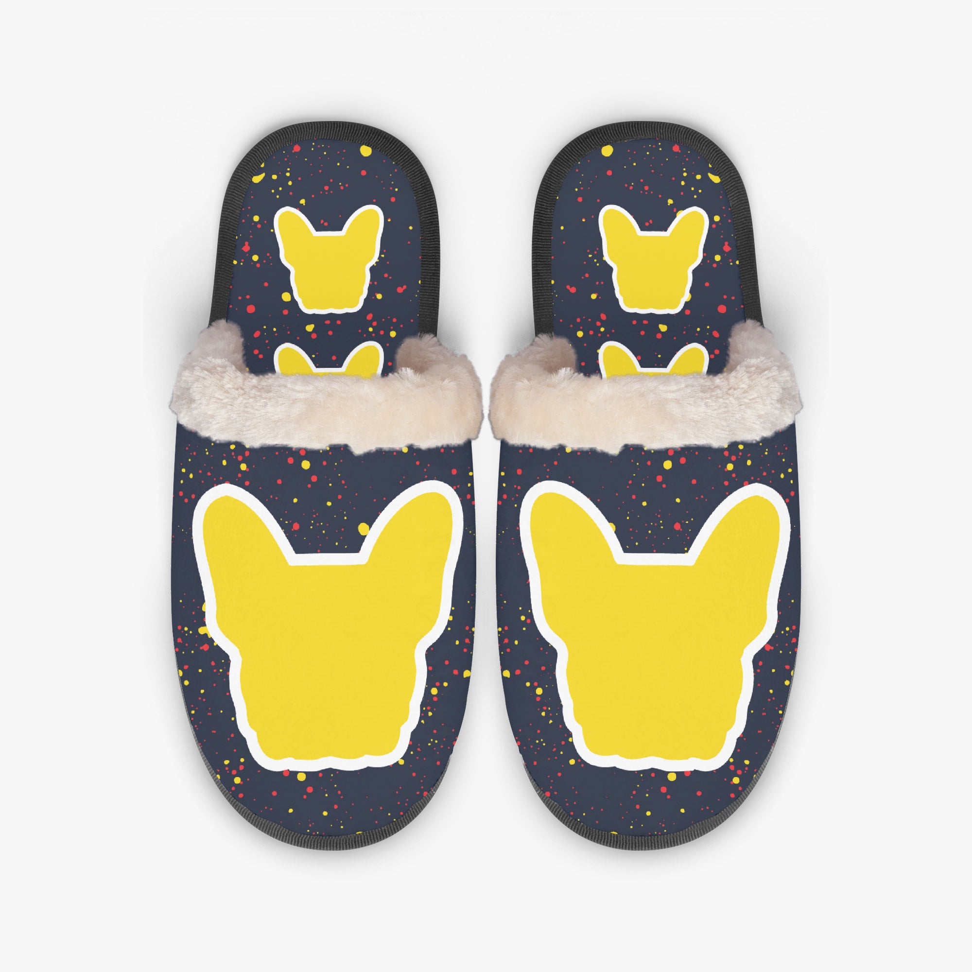 French Bulldog Yvette Cozy Winter Slippers Durable Dog Footwear