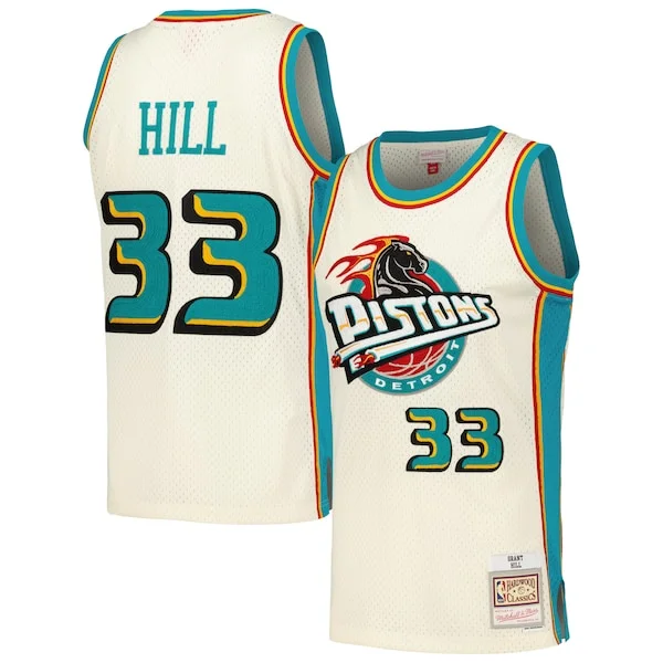 Top-Grade Grant Hill DET Swingman Jersey - Team Colors - Fan Favorite