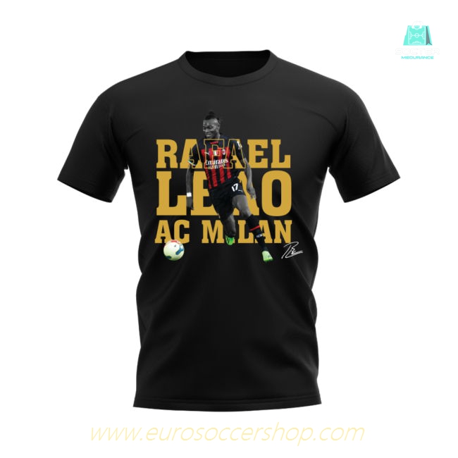 Rafael Leao AC Milan Player Tee (Black)