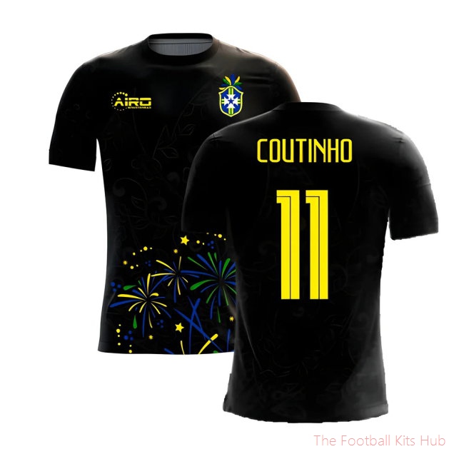 [LK] 2025/26 Brazil Third Football Shirt (Coutinho 11)