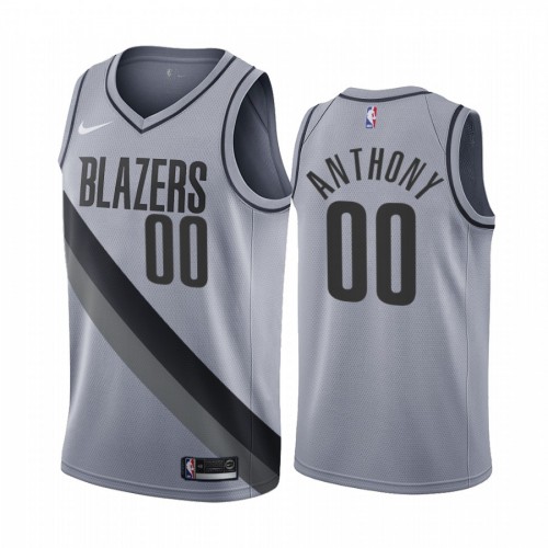 Trail Blazers Gray Trail Blazers #00 Jersey - NBA Fan Apparel