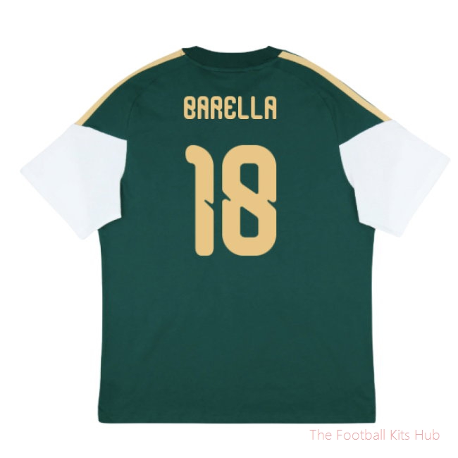 [LK] 2026/27 Italy Training Tee (Green) (Barella 18)