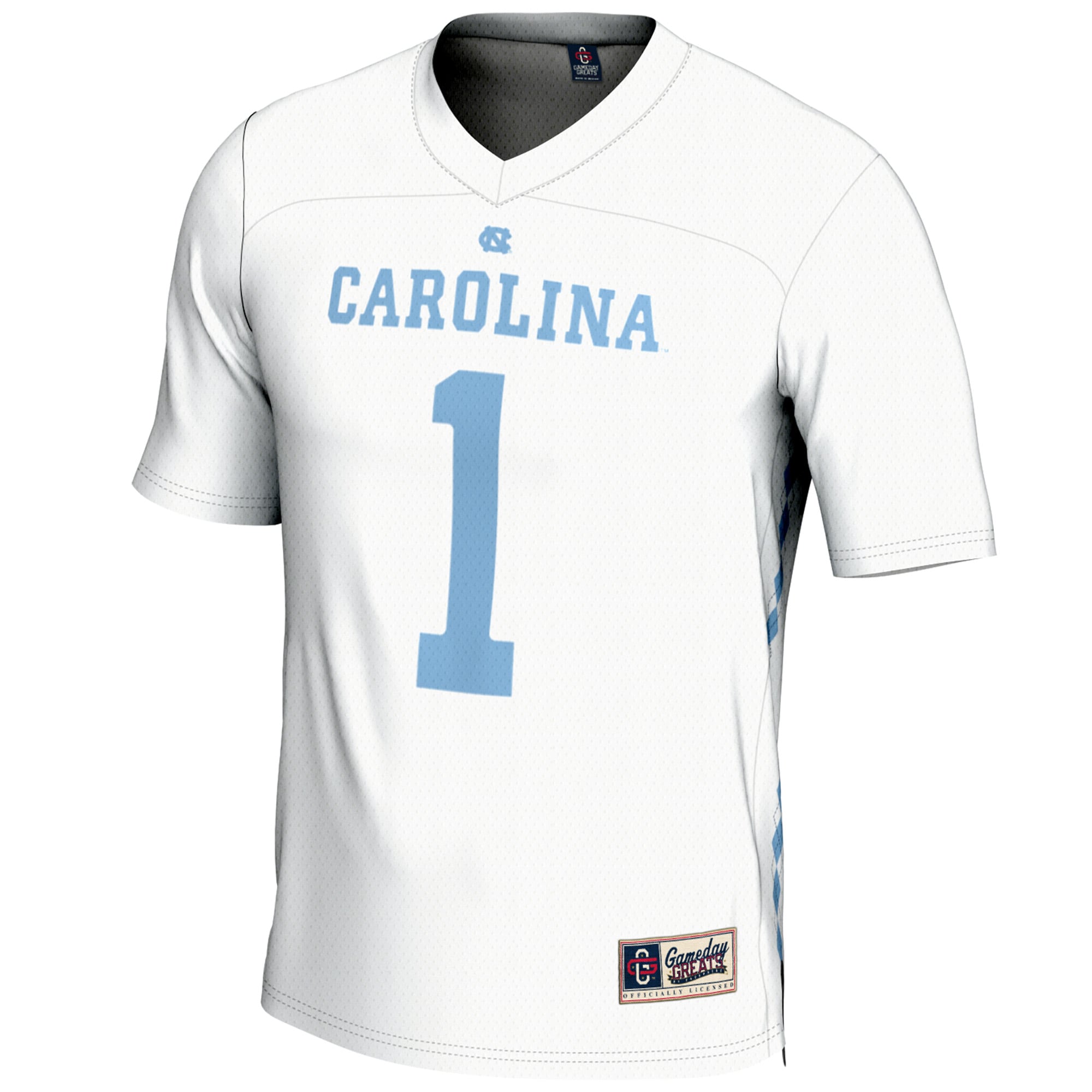 [NJP] North Carolina Tar Heels GameDay Greats Lightweight Men's Lacrosse Jersey - White