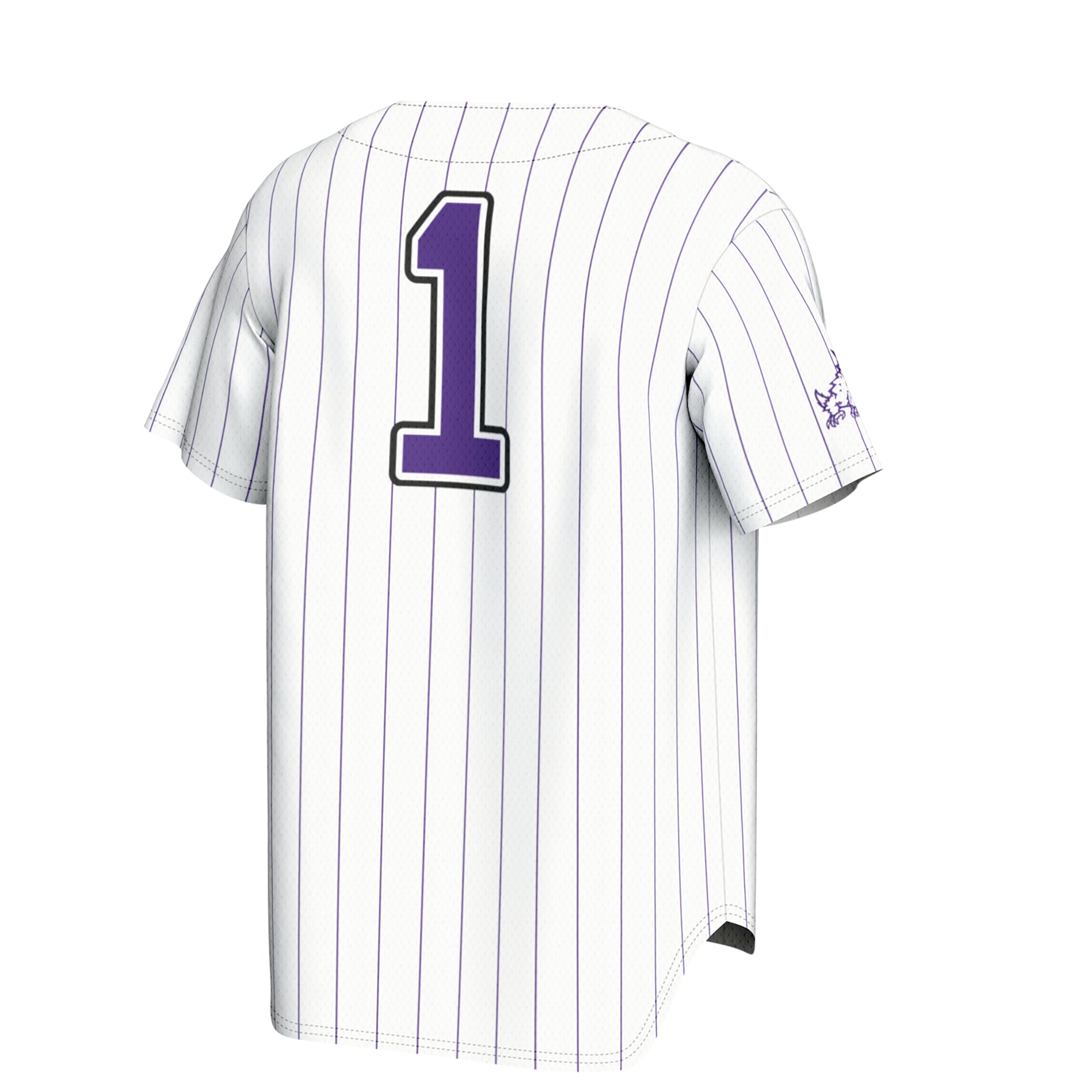 TCU Horned Frogs GameDay Greats Unisex Lightweight Collegiate Baseball Fashion Jersey - White