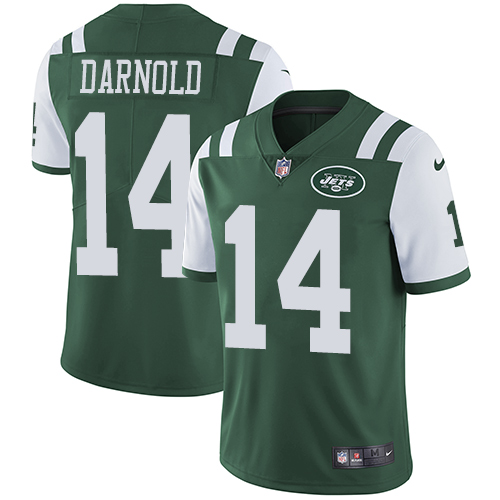 NFL New York Jets #14 Sam Darnold Green Limited Jersey -v8