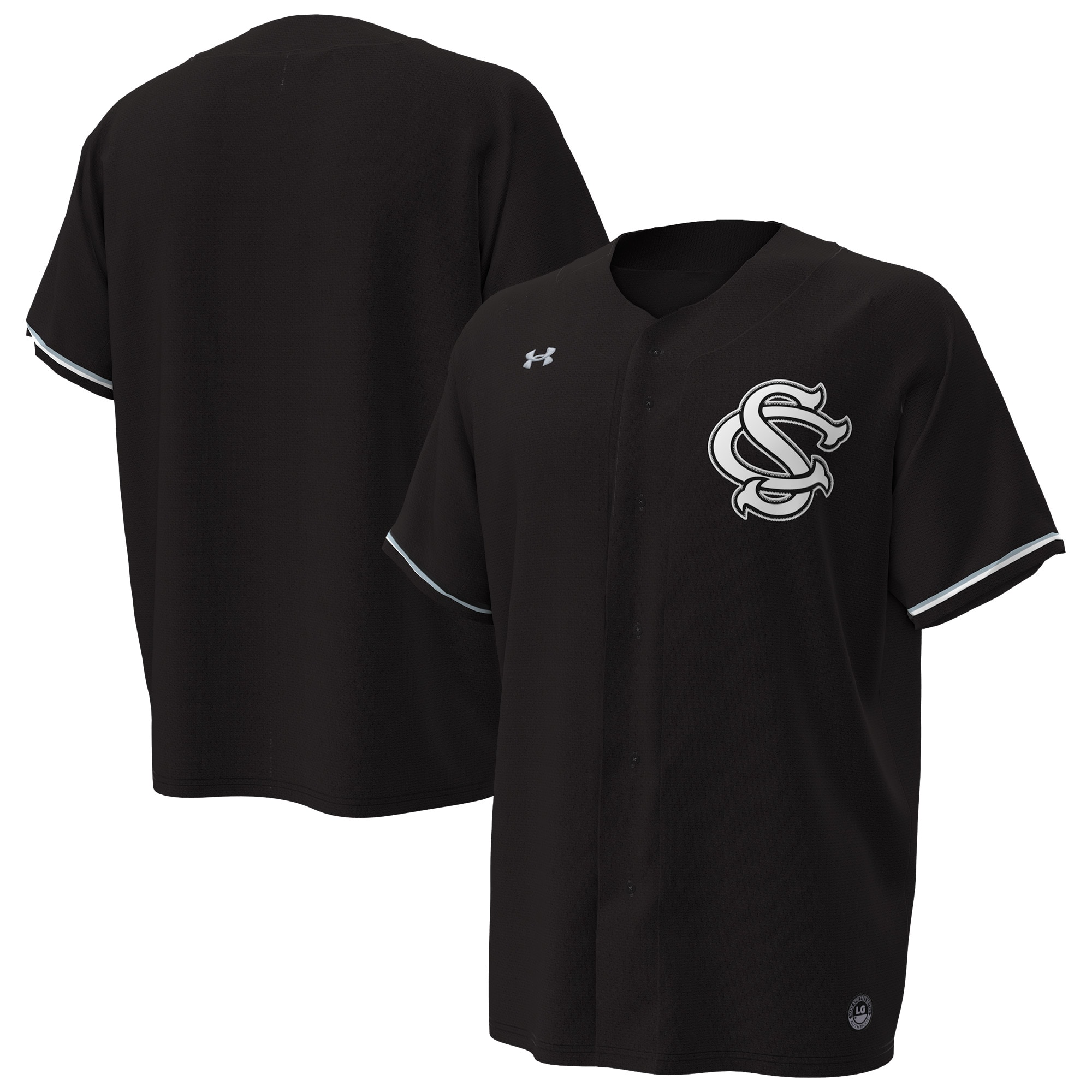[NJP] South Carolina Gamecocks Replica Baseball Jersey - Black
