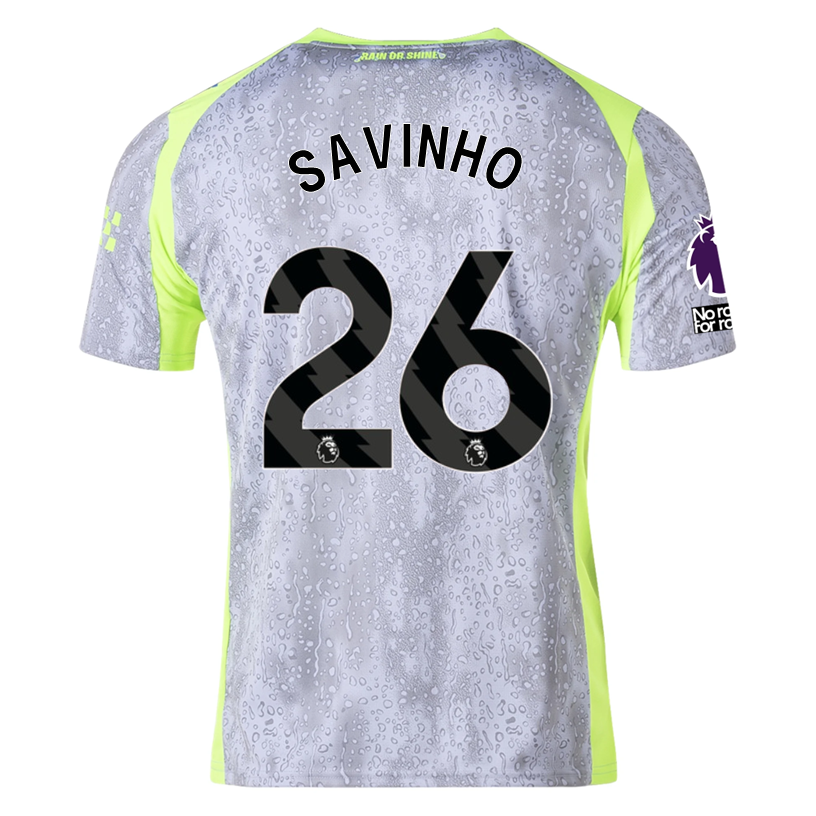 Manchester City Savinho 2025-2026 UCL Third Jersey – Authentic Shirt
