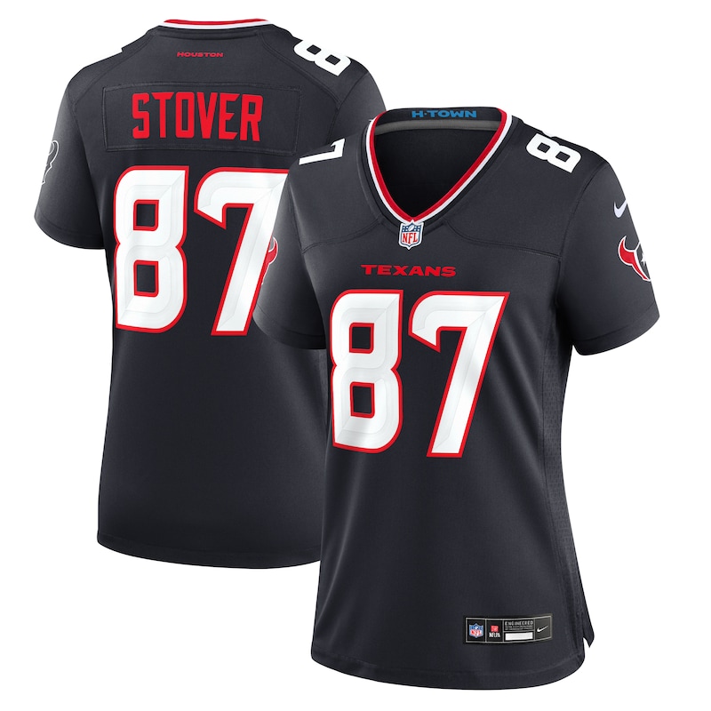 None Cade Stover HOU Texans Legendary High-Quality Jersey Game Day Wea