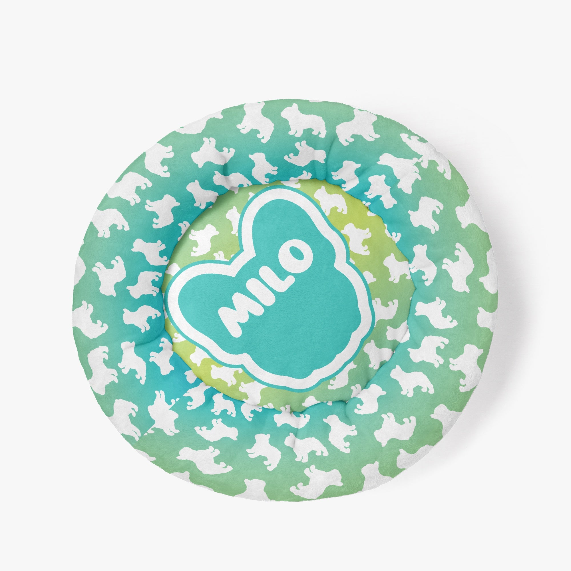French Bulldog Zeus Custom Cloud Comfort Frenchie Bed | Personalized